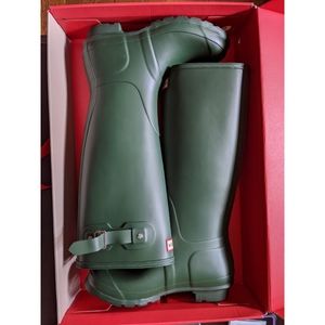 NEW Hunter Original Green Long Rain Boots